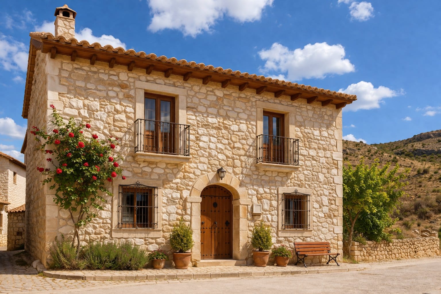 Inmueble rural de piedra en el Alto Palancia, zona de actuación de Ábaco Innovación